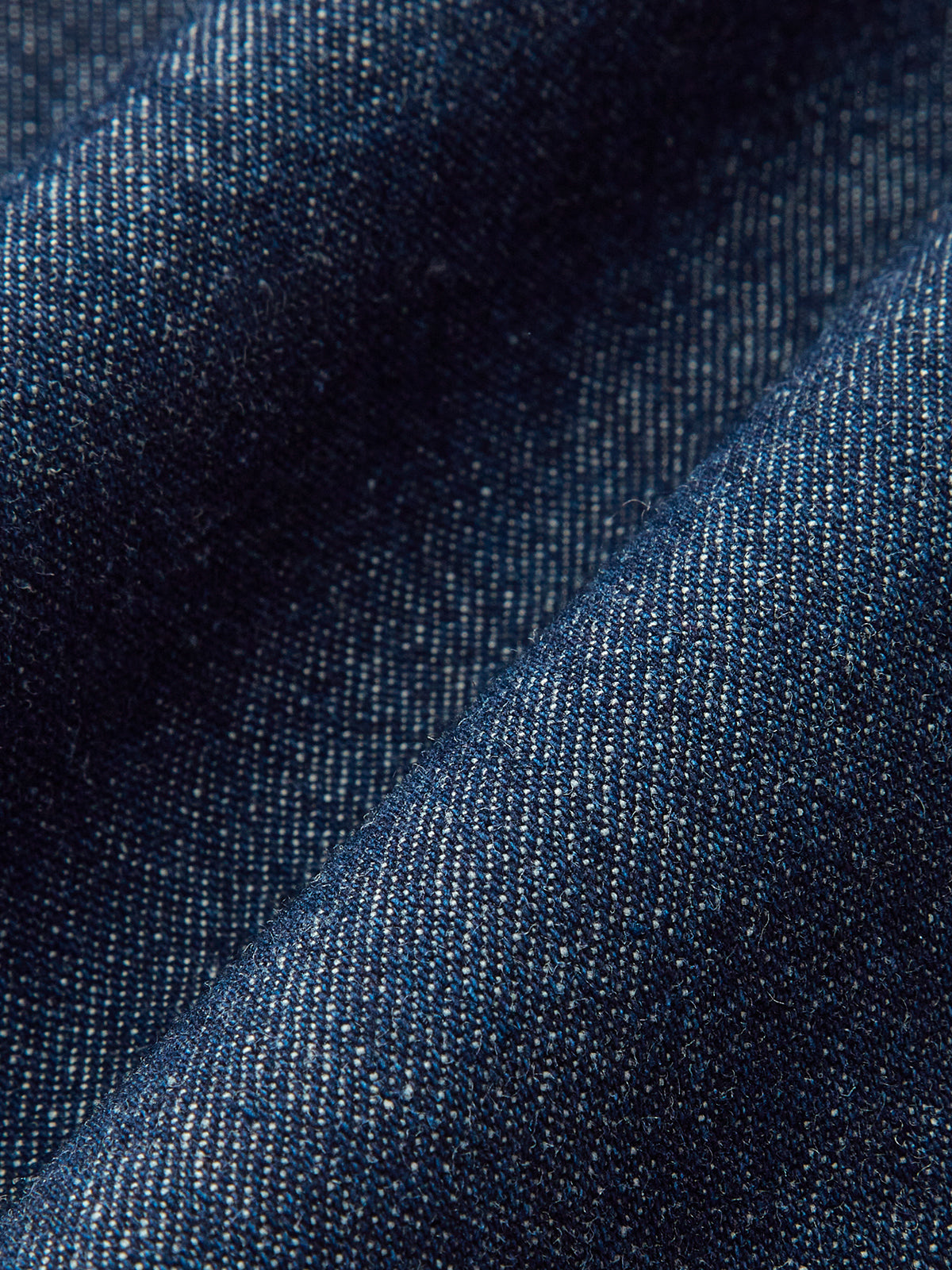 Pantalon en denim à taille mi-haute et jambes larges 