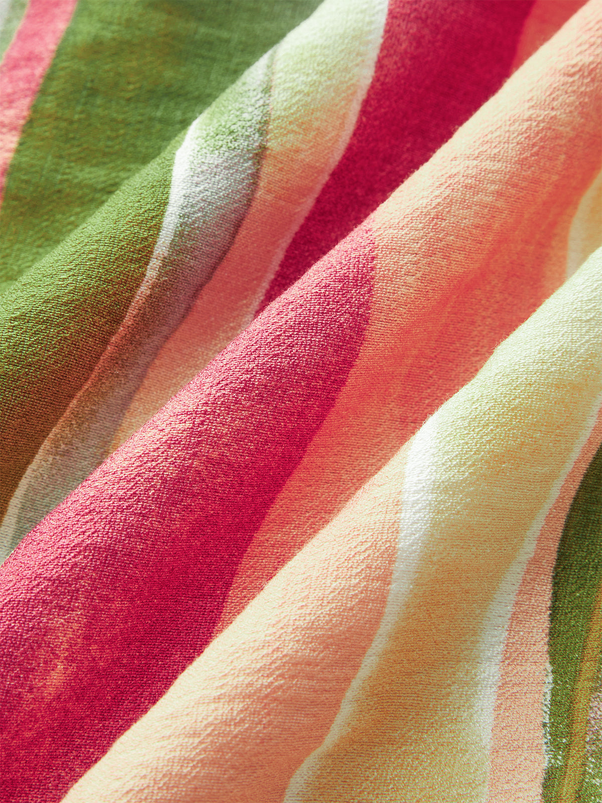 Robe longue bustier en coton à rayures colorées 