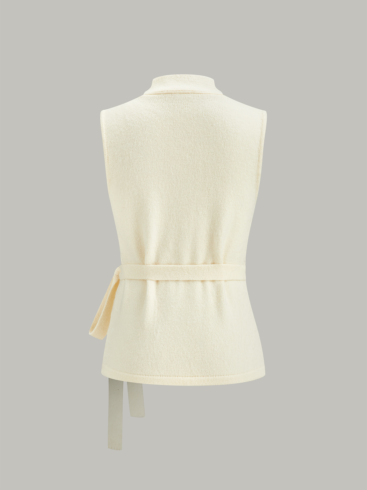 Cable Knit Wrap Vest