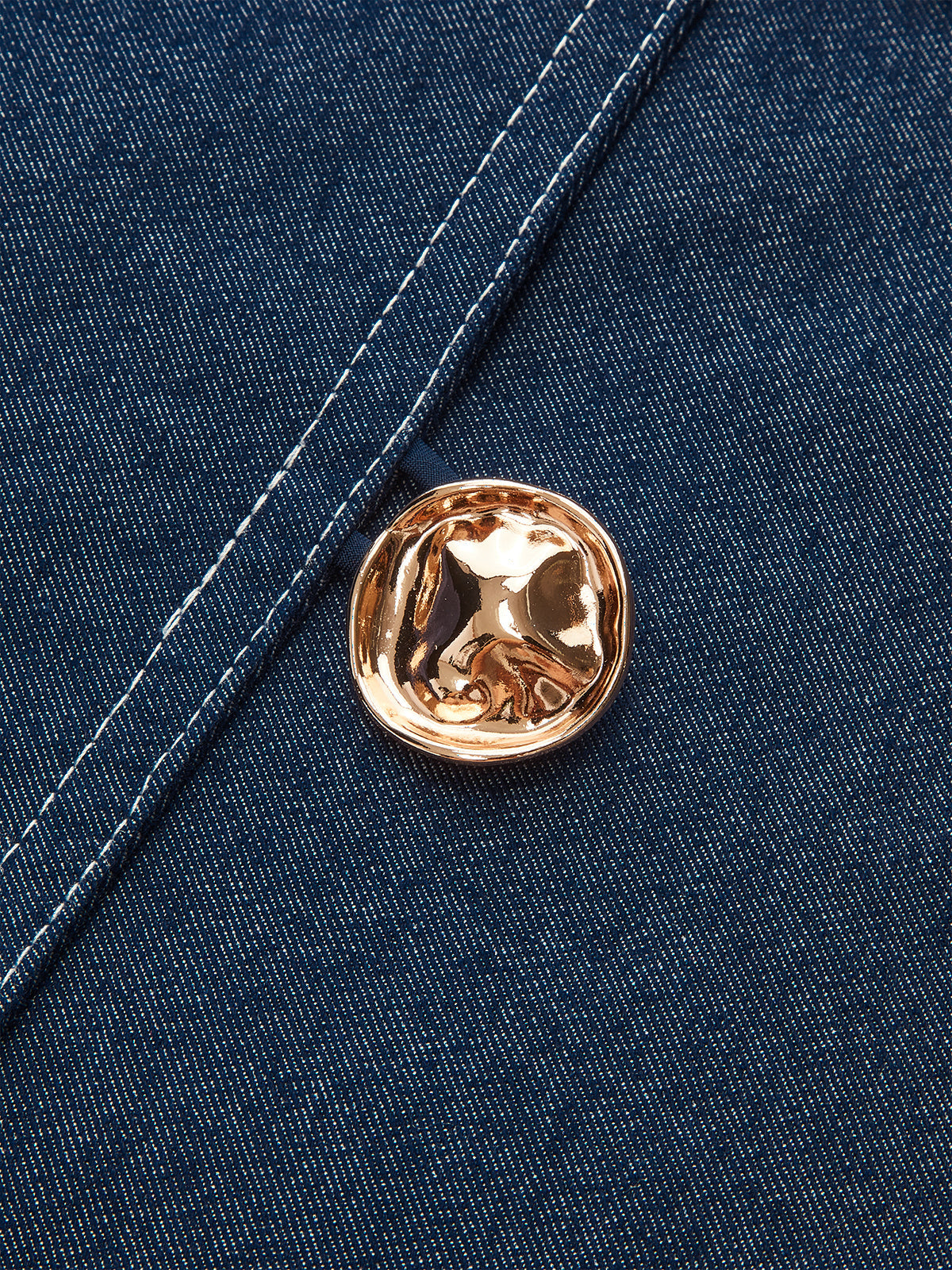 Asymmetric Button Bow Detail Vest