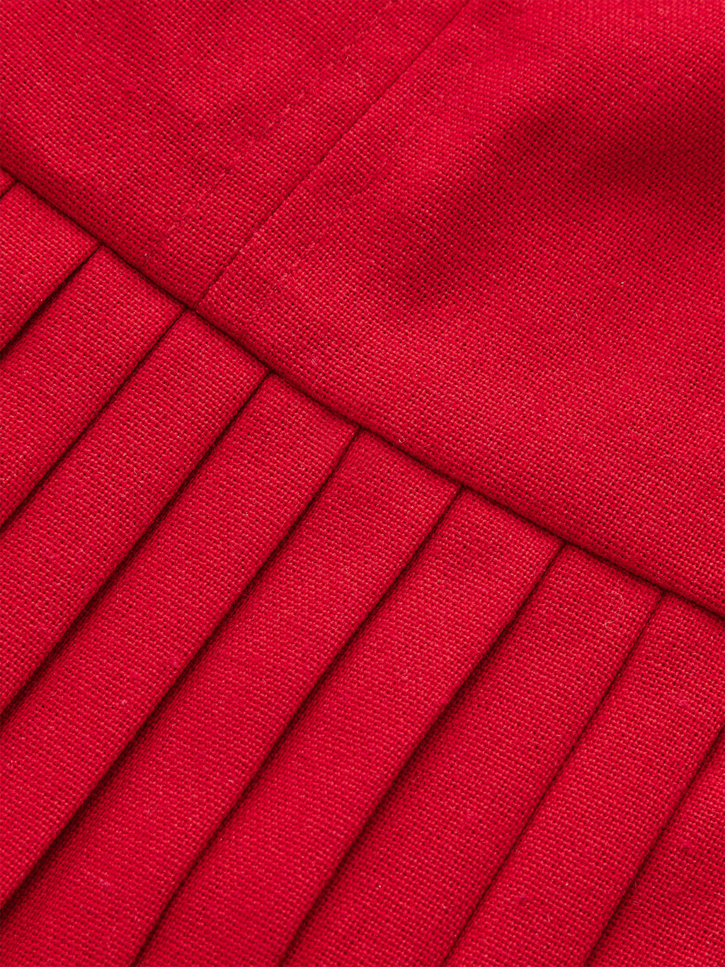 Shirt-Collar Pleated Dress with Belt