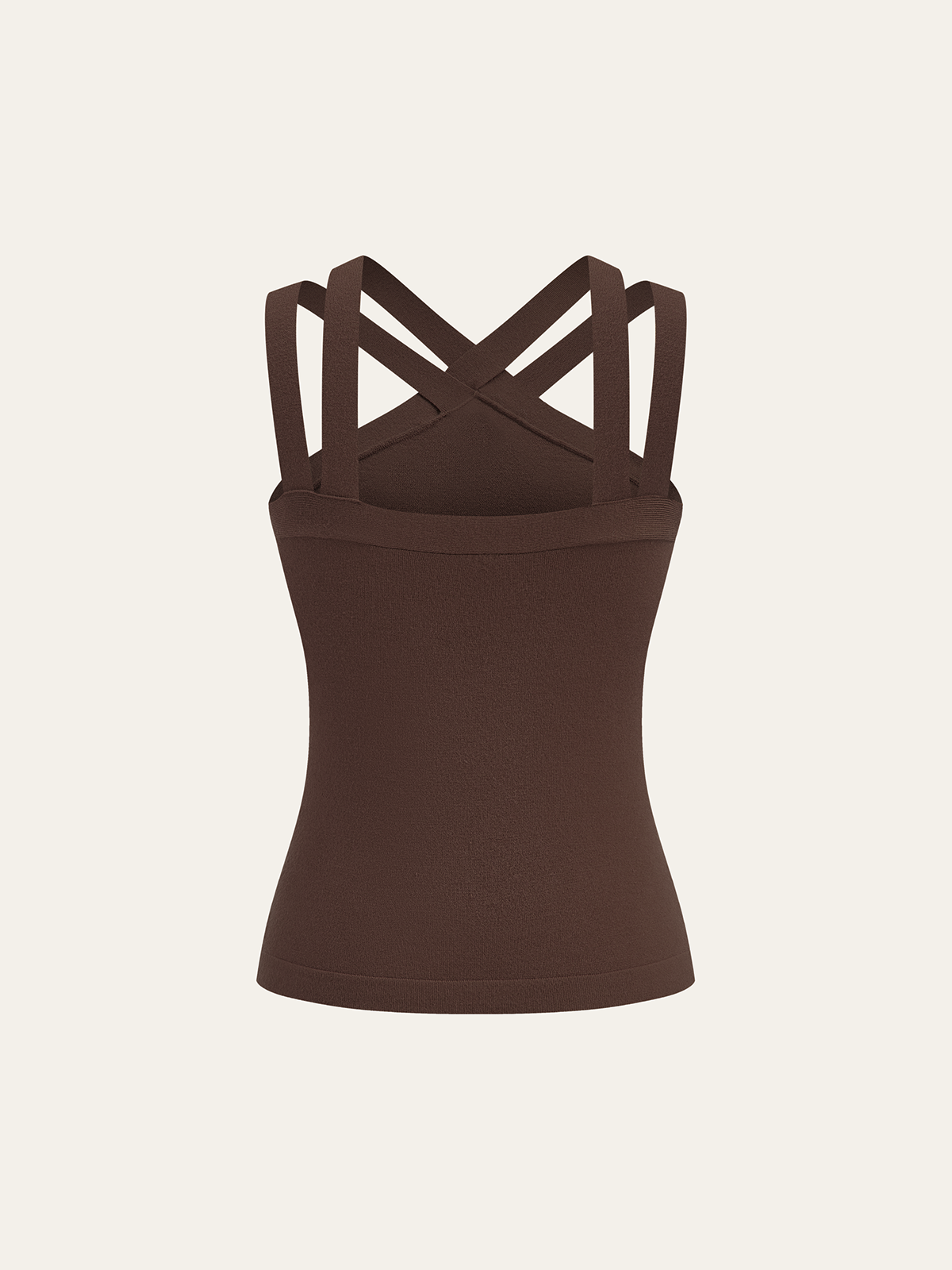 Tanktop mit Kreuzträgern und Metalldekor