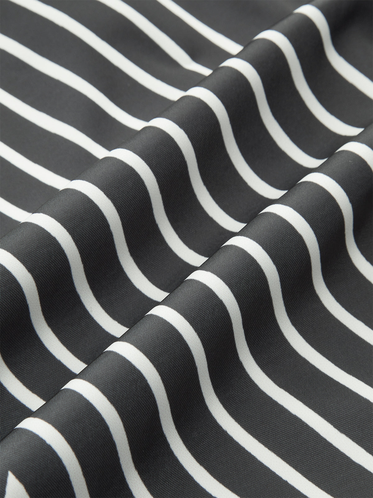 Semi-Sheer Striped Wrap-Front Knotted Top