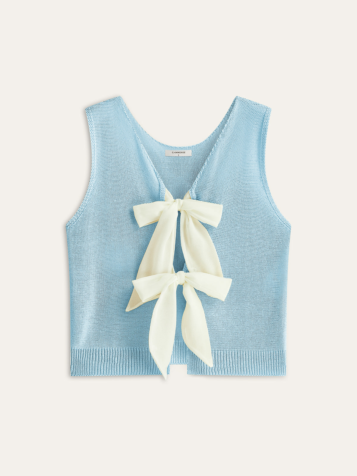 Bow Tie Knit Top