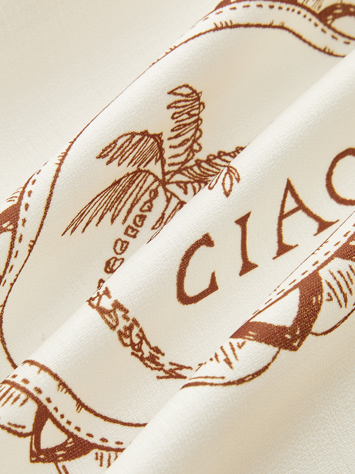 Printed Shirt Dress with Rope Tie Belt