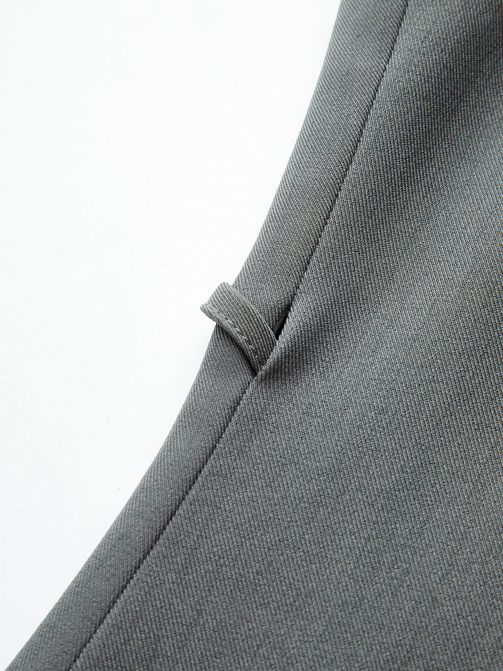 V-Neck Metal Tie-Back Vest With Belt