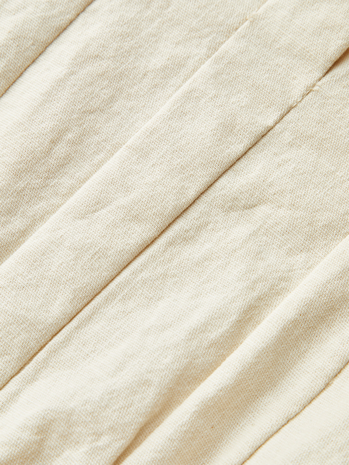 Cotton & Linen Strapless Smocked Peplum Top