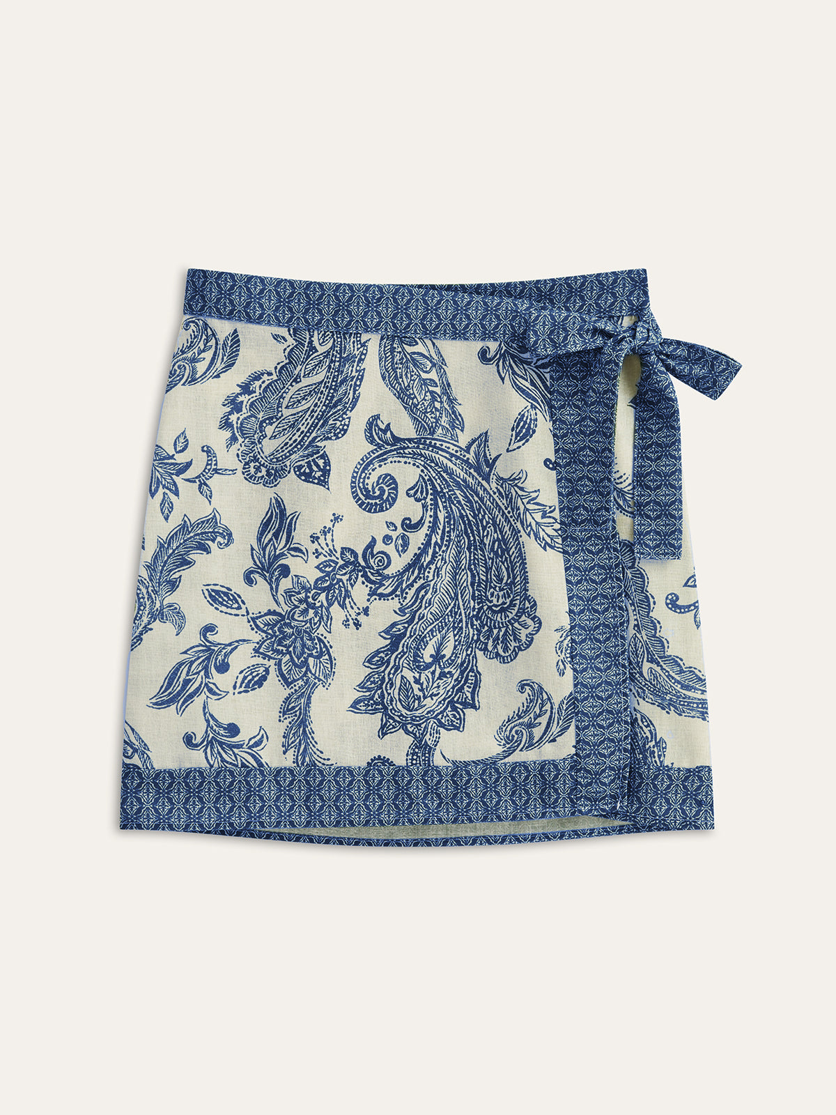 Wickelrock mit Paisley-Muster