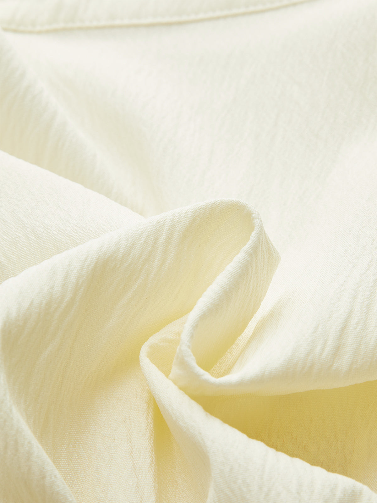 Haut à col froncé à manches courtes 