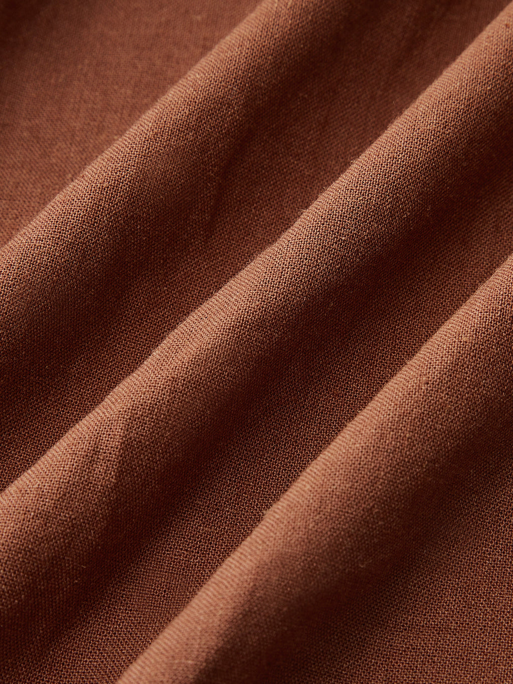 Robe plissée avec col garni