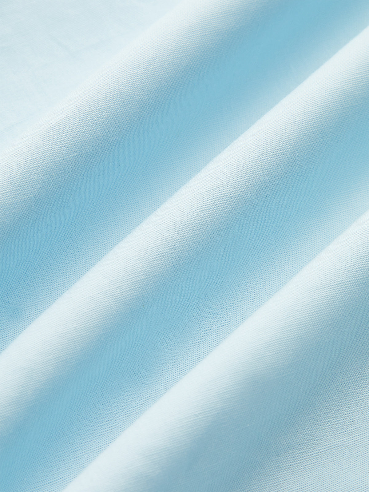 Robe courte en coton à encolure froncée 