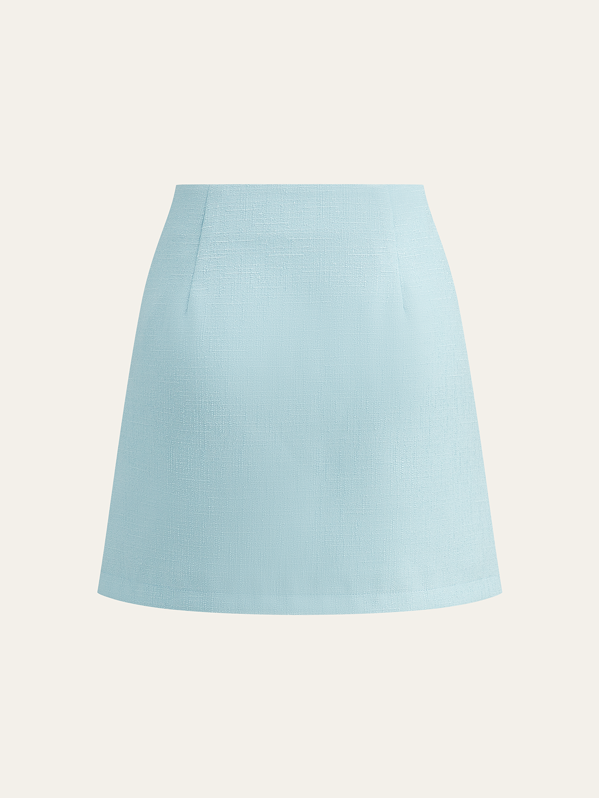 Ensemble blazer, gilet et mini-jupe en tweed perle 