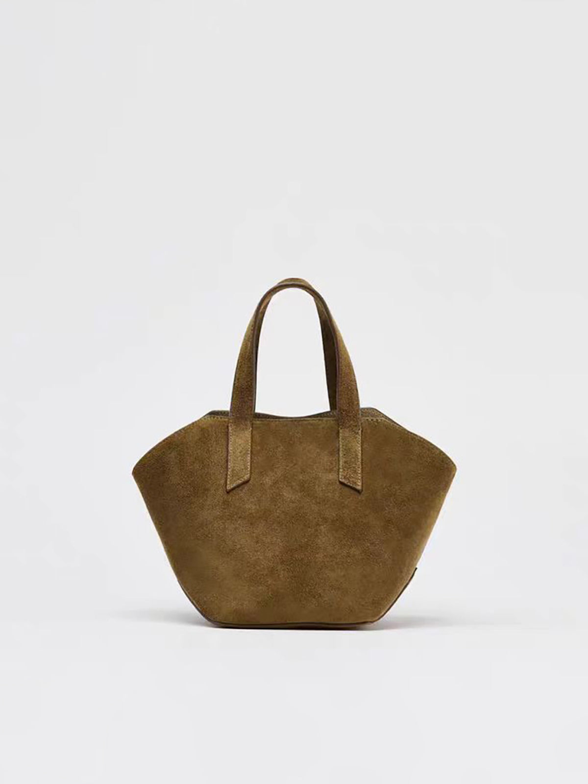 Mini sac fourre-tout en daim 