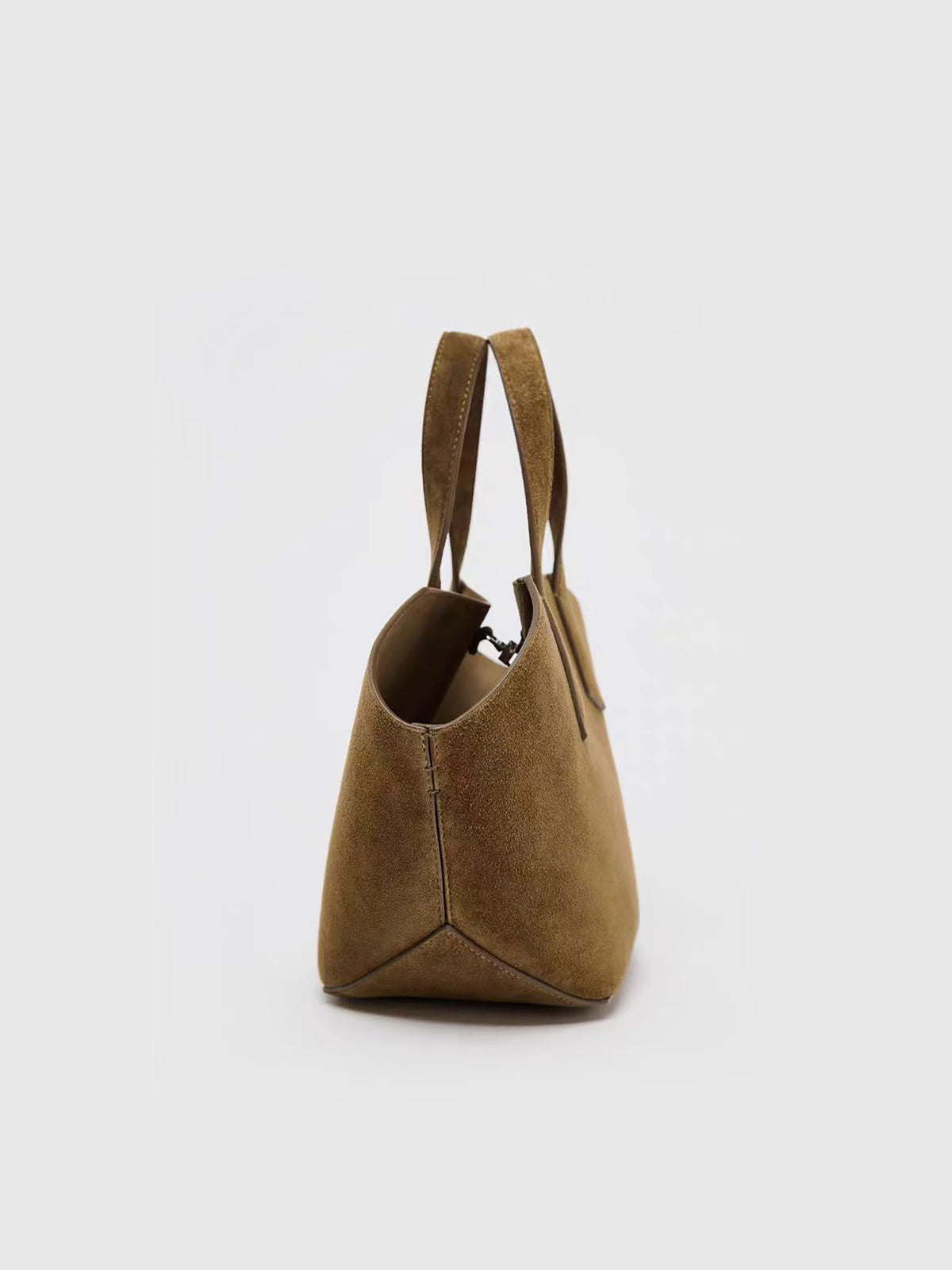 Mini sac fourre-tout en daim 