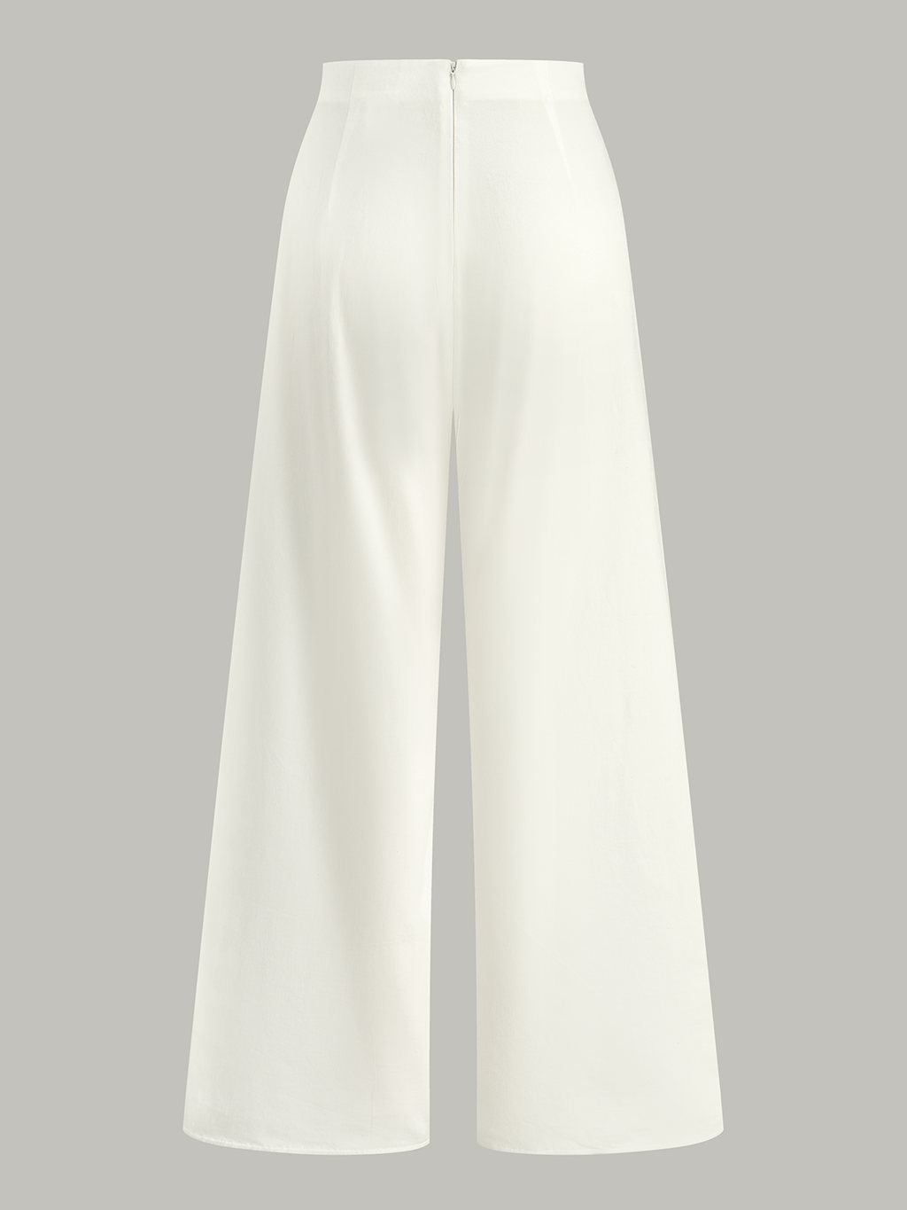 Pantalon large brodé à découpes