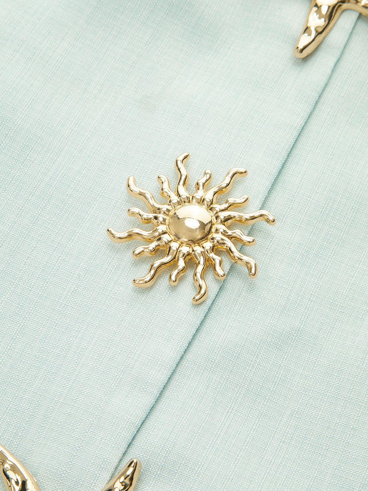 Robe à poches et imprimé floral 