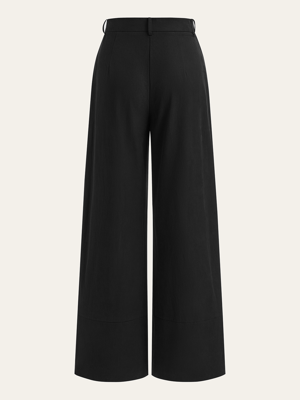 Pantalon ample à détail boutonné