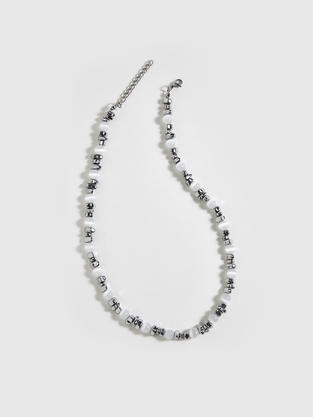 Ras de cou perles nacre et argent