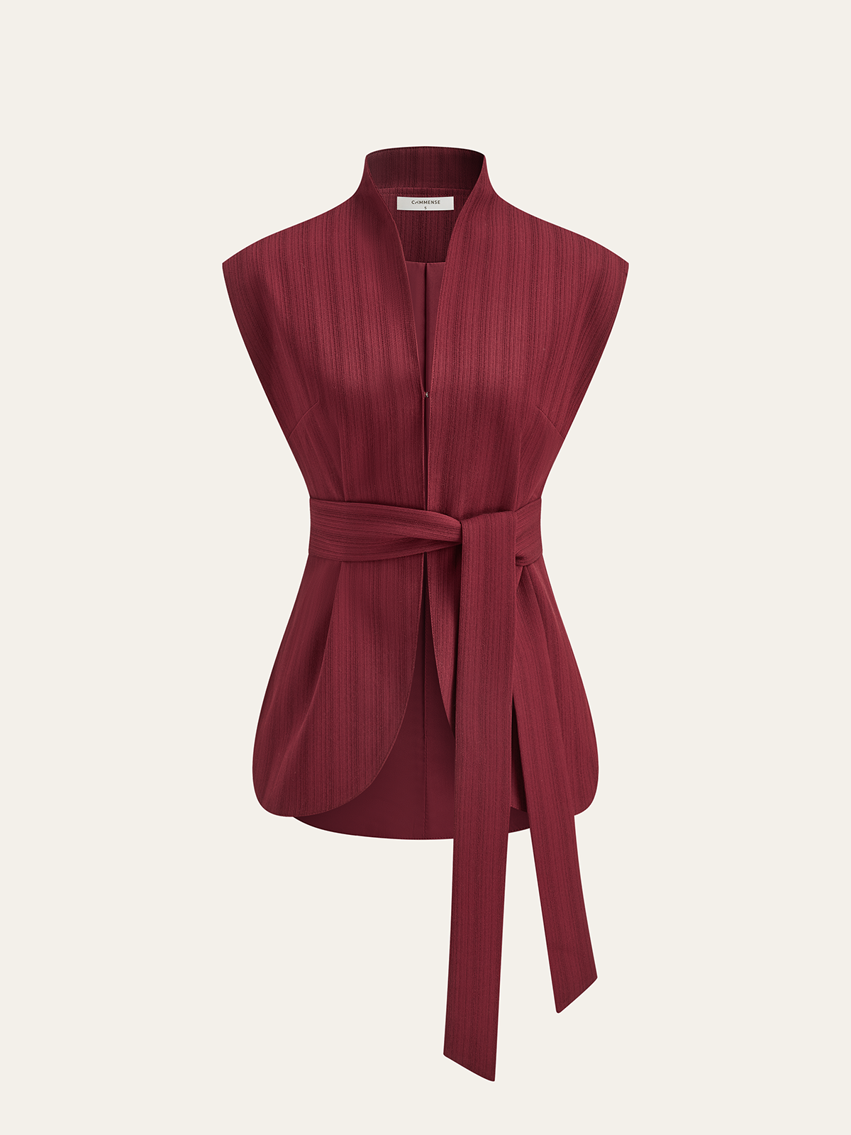 Peplum-Top mit Gürtel 