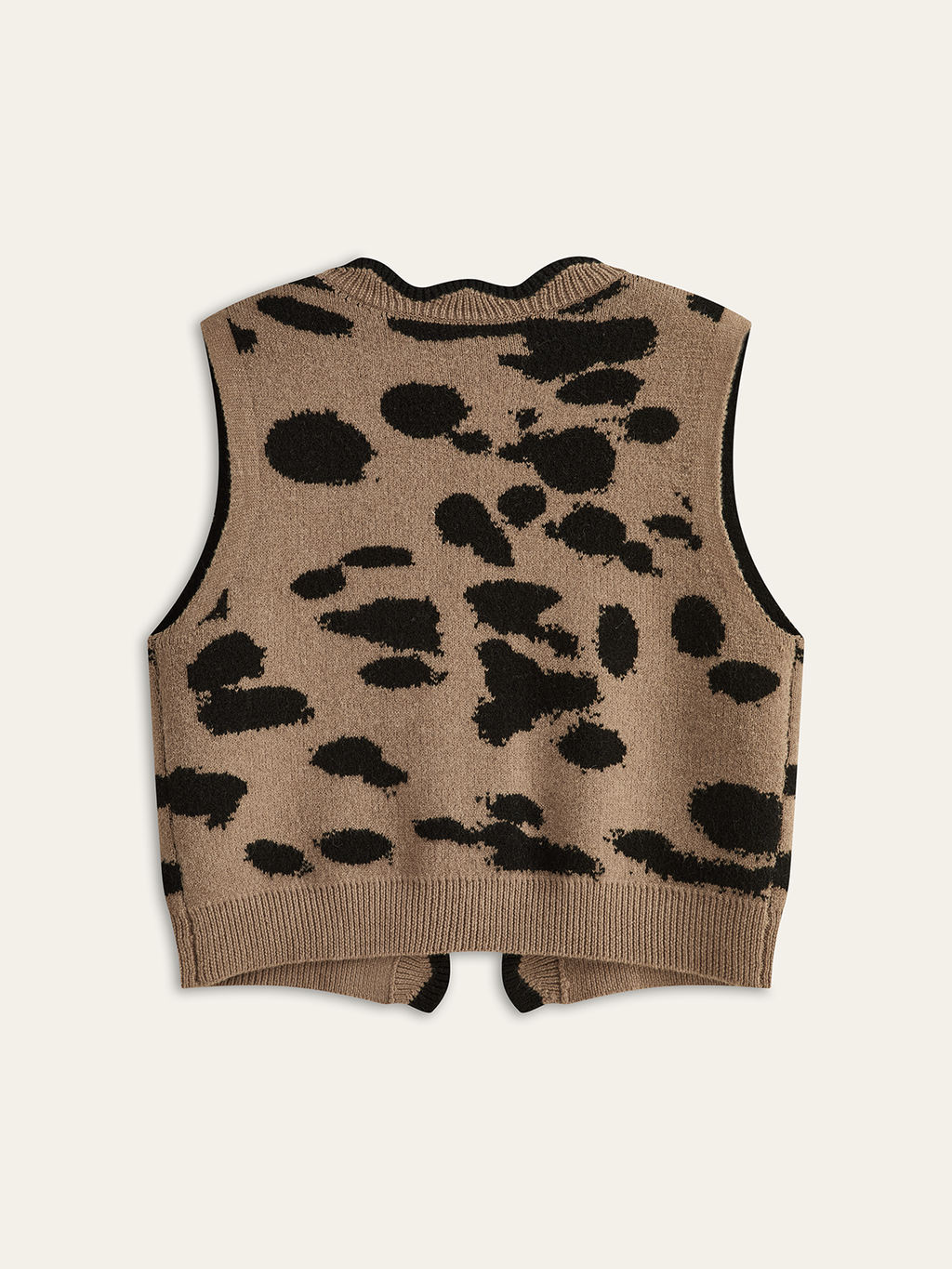 Cardigan mit Leopardenmuster