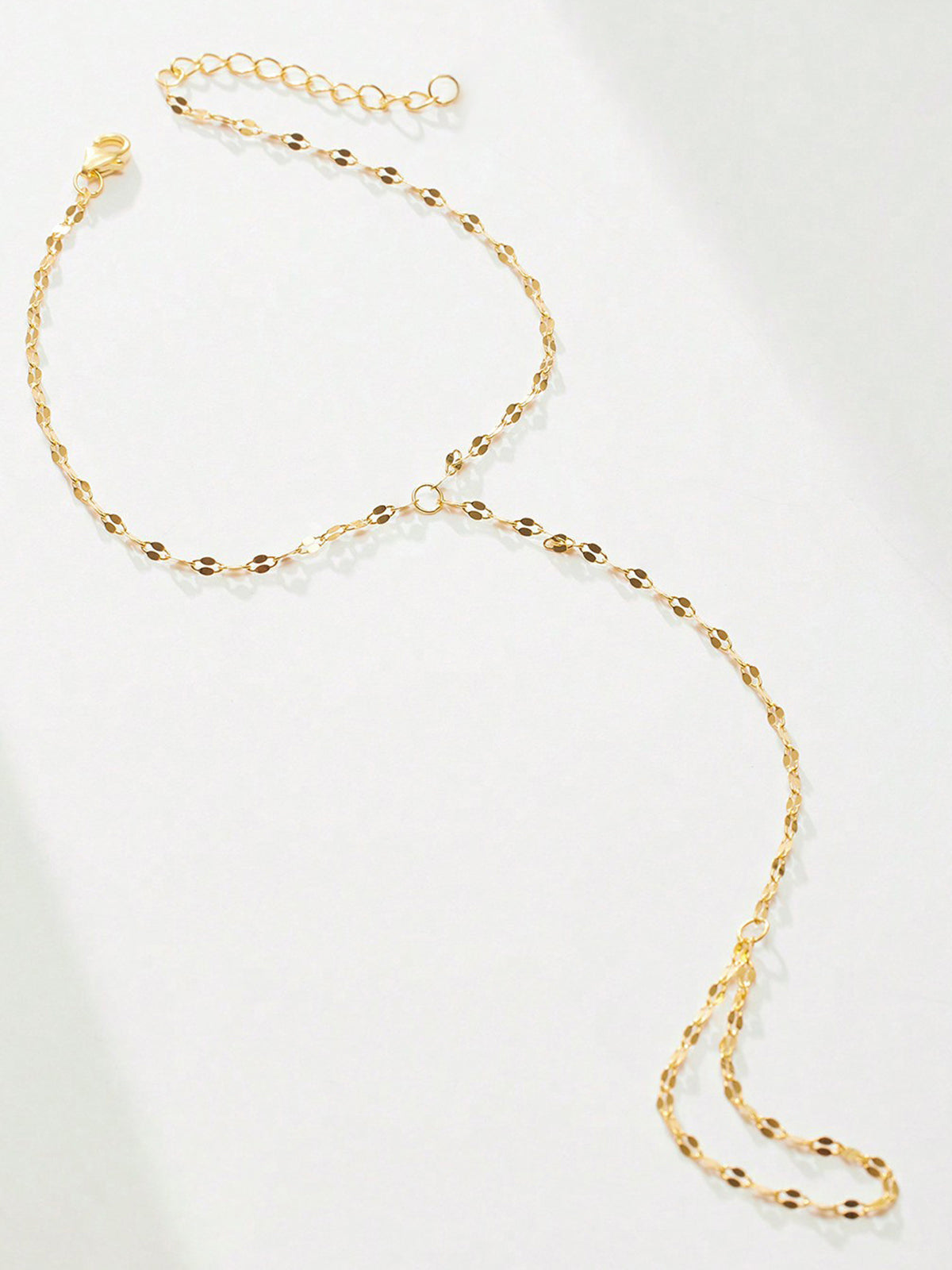 Bracelet à maillons dorés 