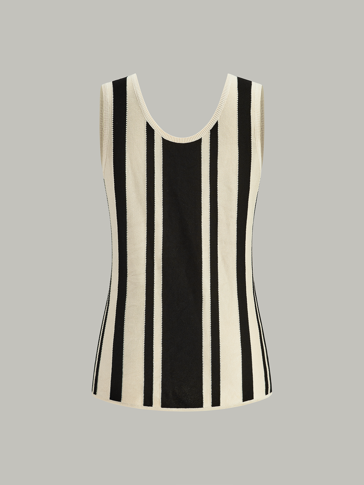 Gestricktes Tanktop mit Streifen