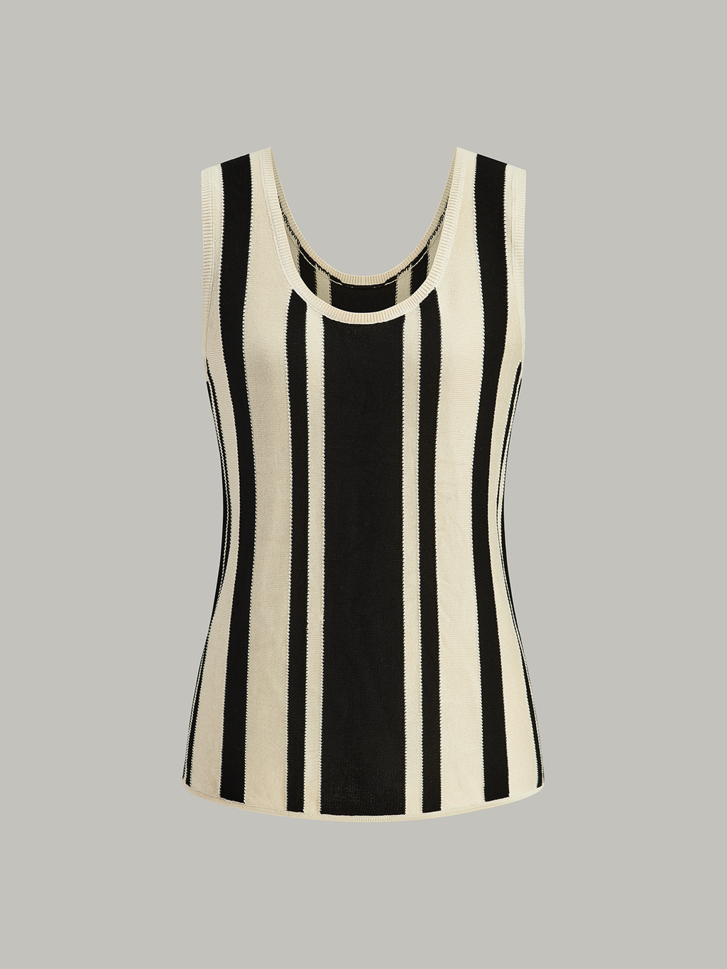 Gestricktes Tanktop mit Streifen