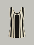 Gestricktes Tanktop mit Streifen