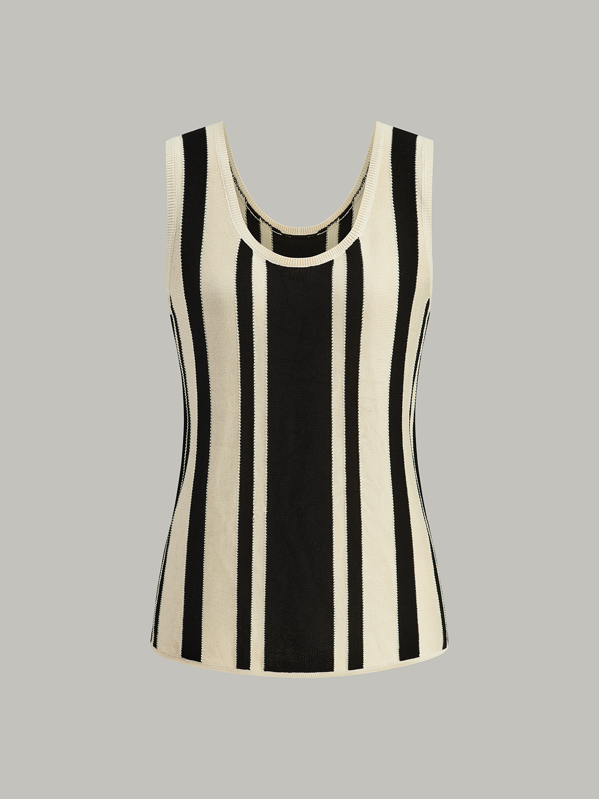 Gestricktes Tanktop mit Streifen
