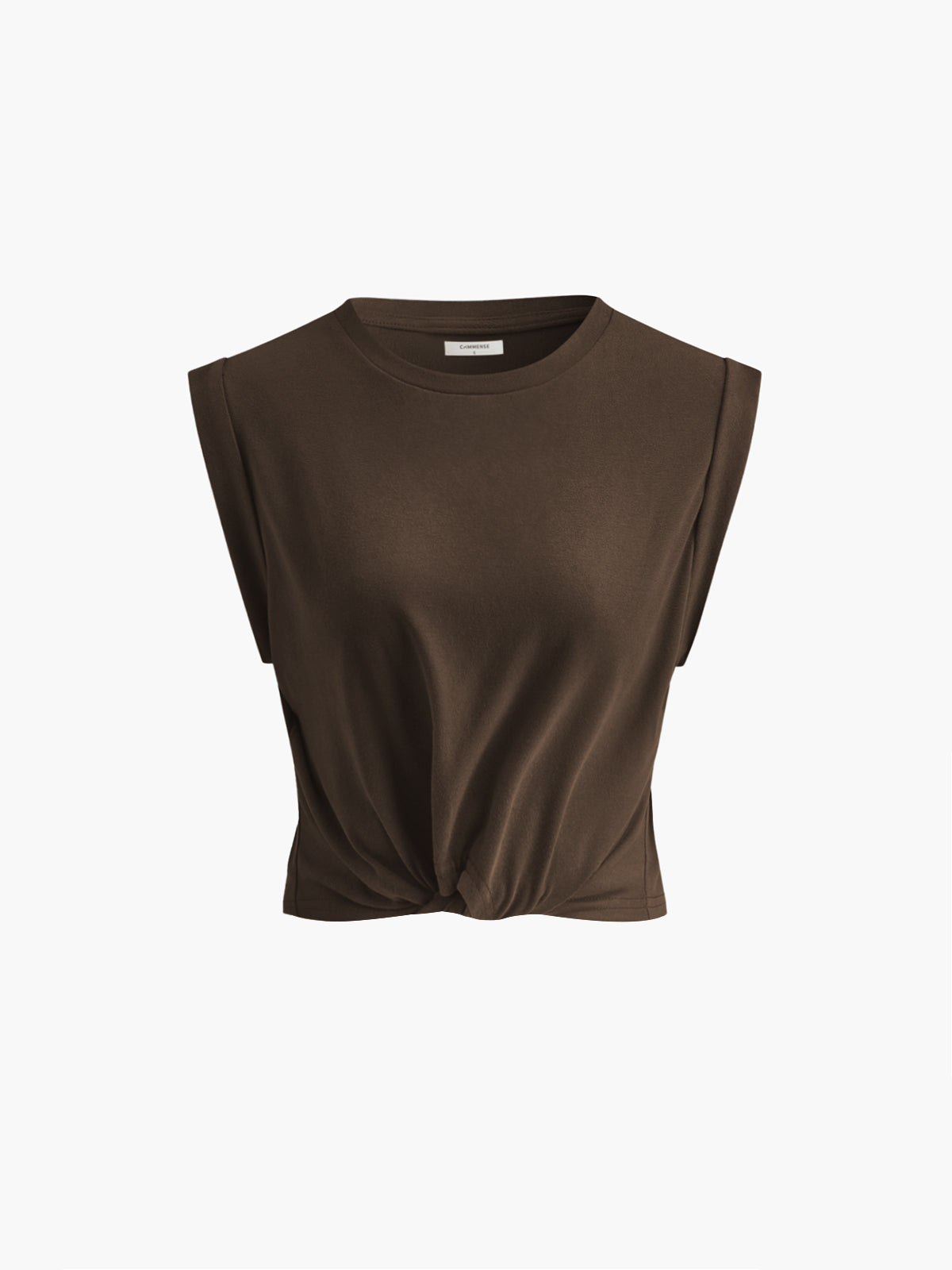 T-shirt en coton noué 