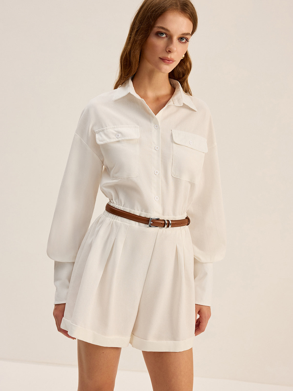 Combinaison chemise sans ceinture