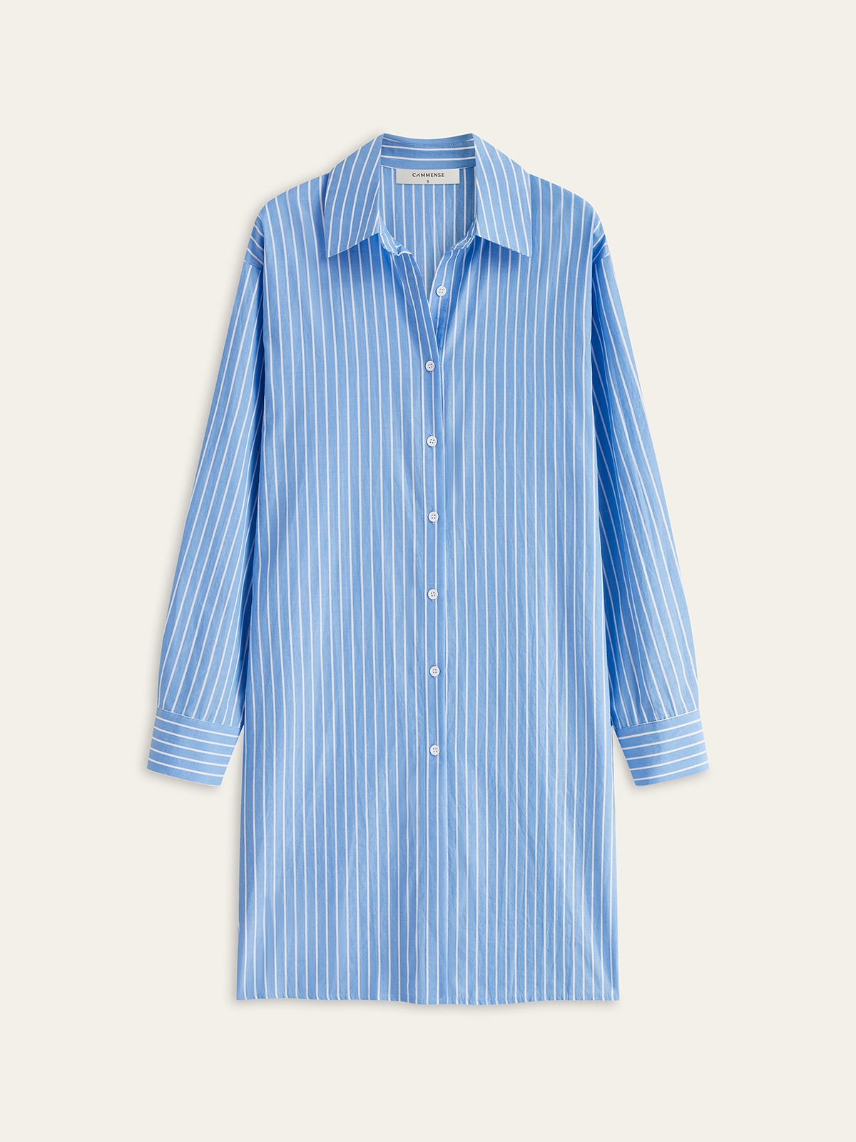 Chemise nouée rayée oversize