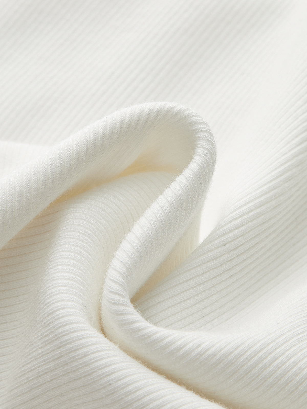 Geripptes Strick-Tanktop mit Rundhalsausschnitt 