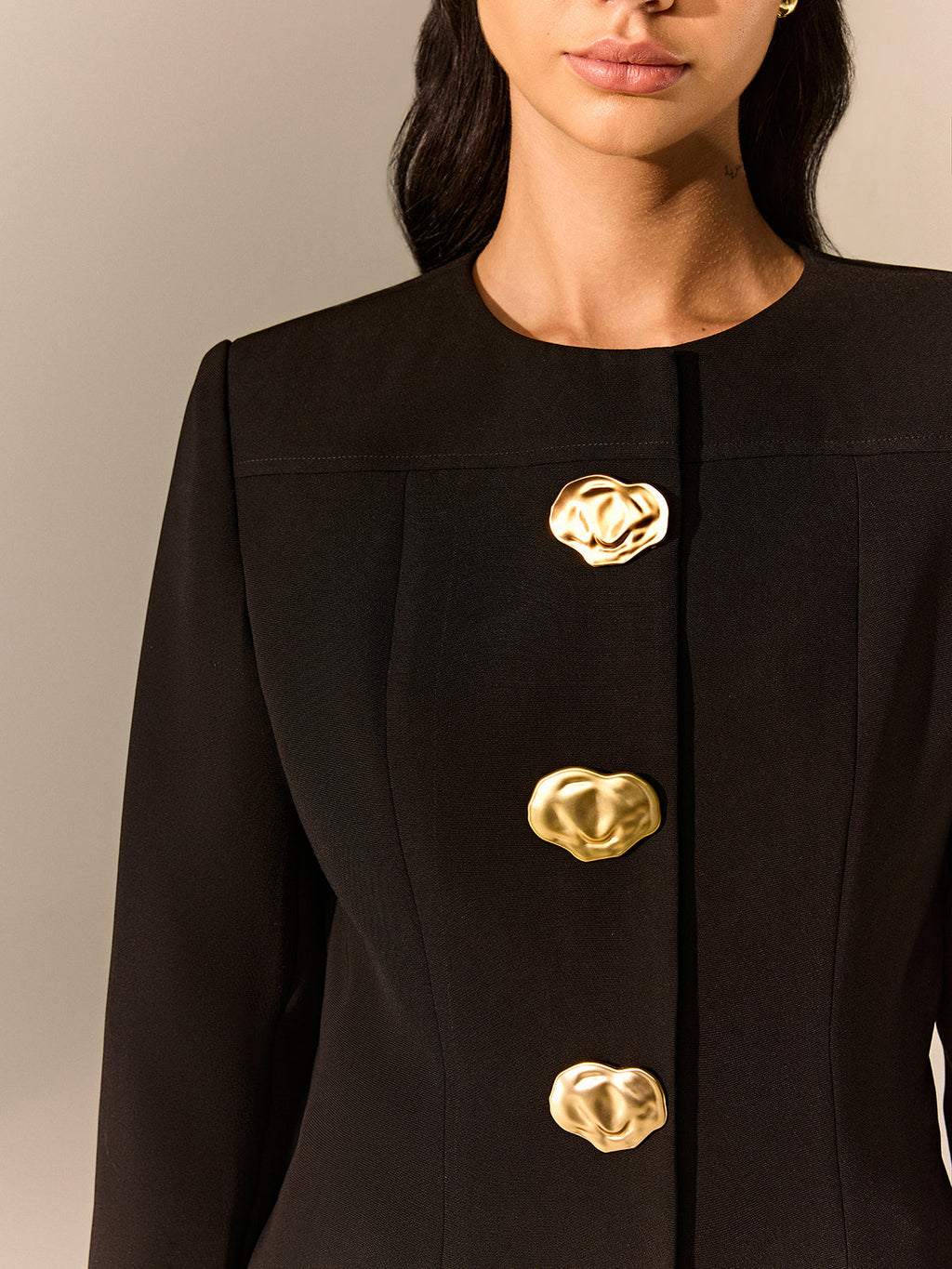 Maßgeschneiderter Blazer mit Metalldetails