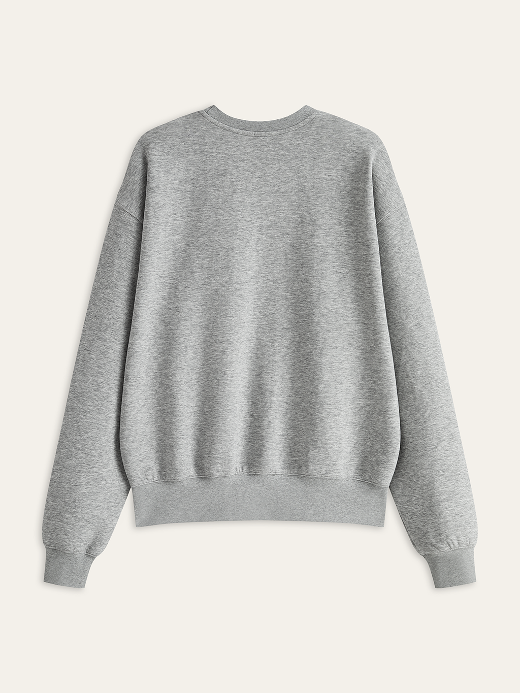 Sweatshirt aus Baumwollmischung mit Rundhalsausschnitt
