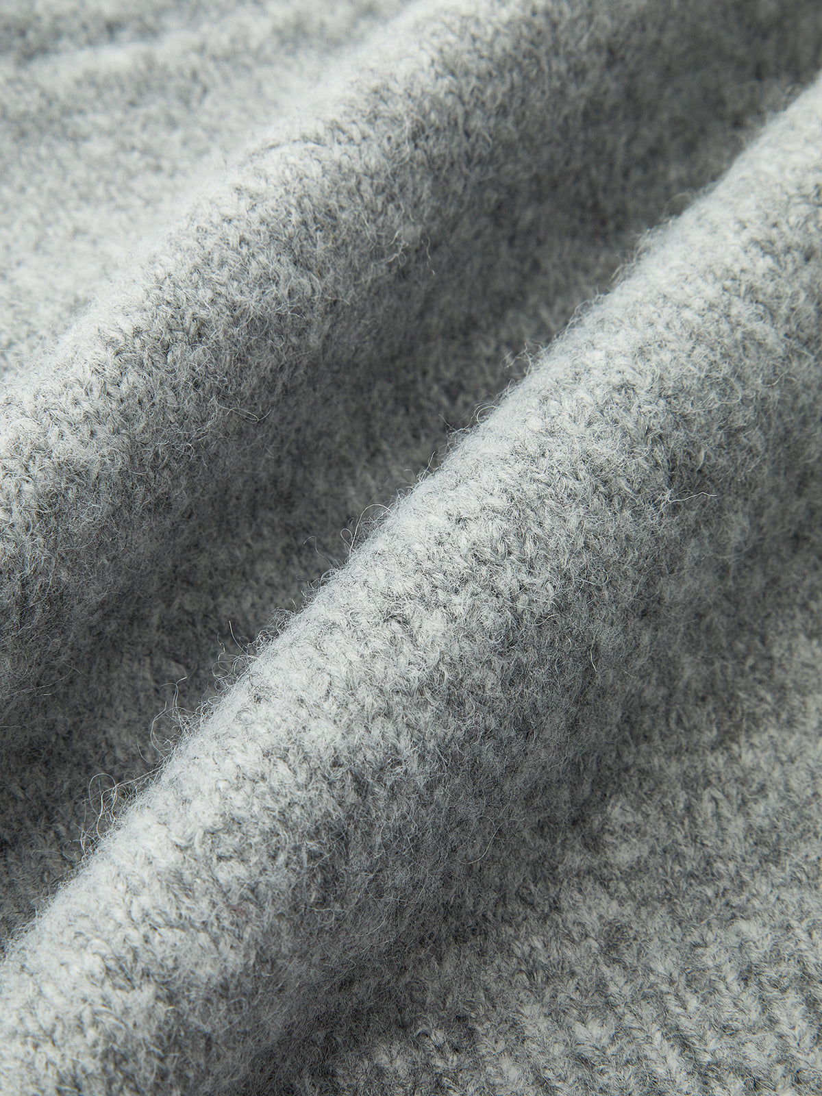 Metal Button Wool Blend Cardigan