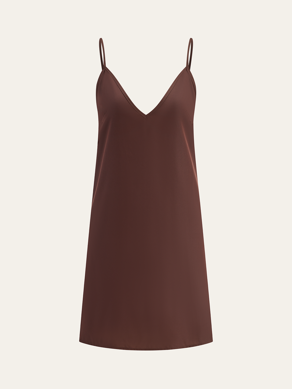 Maxikleid-Set aus gerafftem Chiffon mit Unterkleid