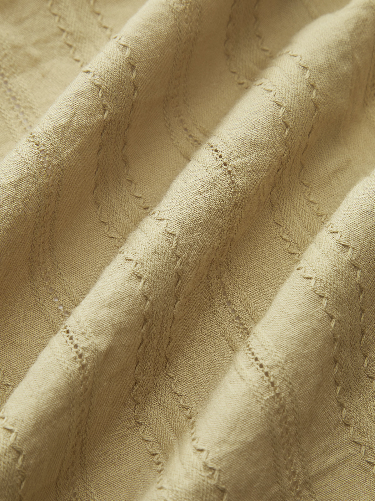 Cotton Draped Wrap Top With Back Bow