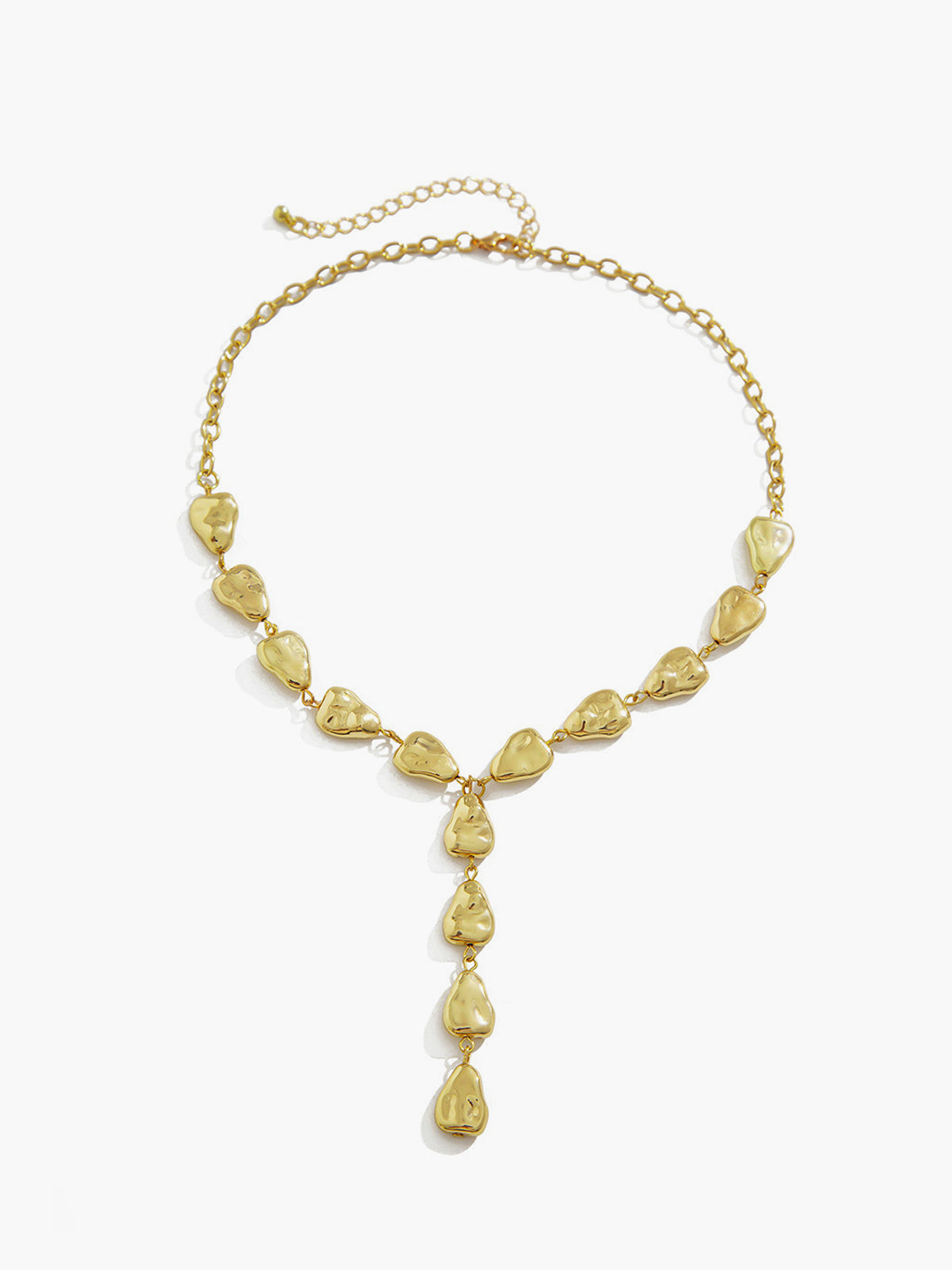 Barocke Perlenkette mit Y-förmigem Anhänger 