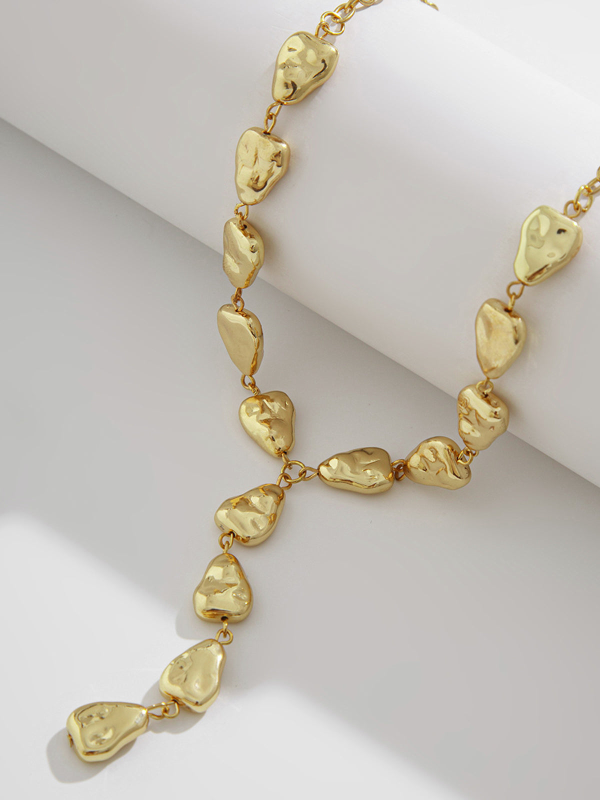 Barocke Perlenkette mit Y-förmigem Anhänger 