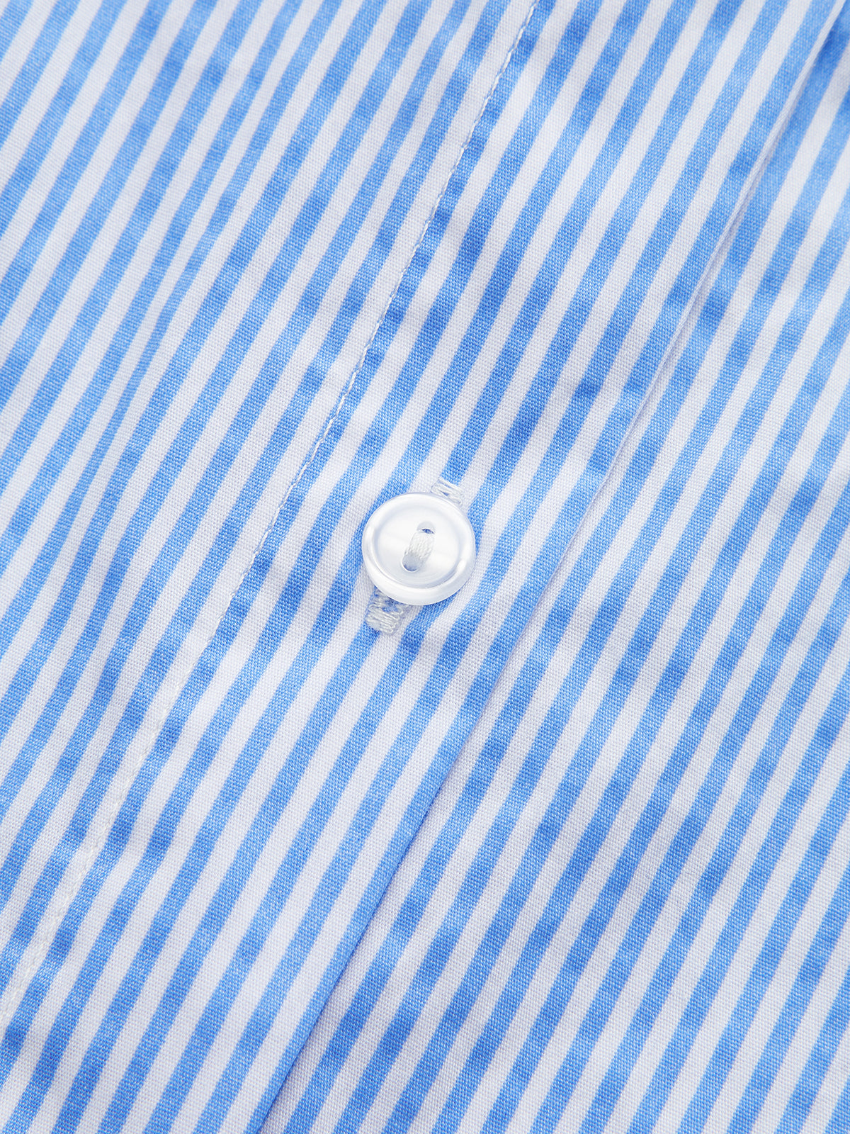 Chemise rayée cache-cœur à ourlet asymétrique