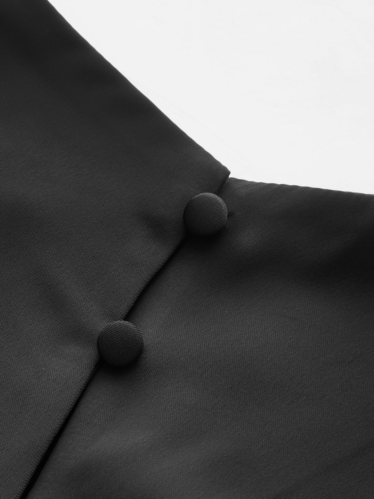 Haut froncé à col montant et manches courtes 