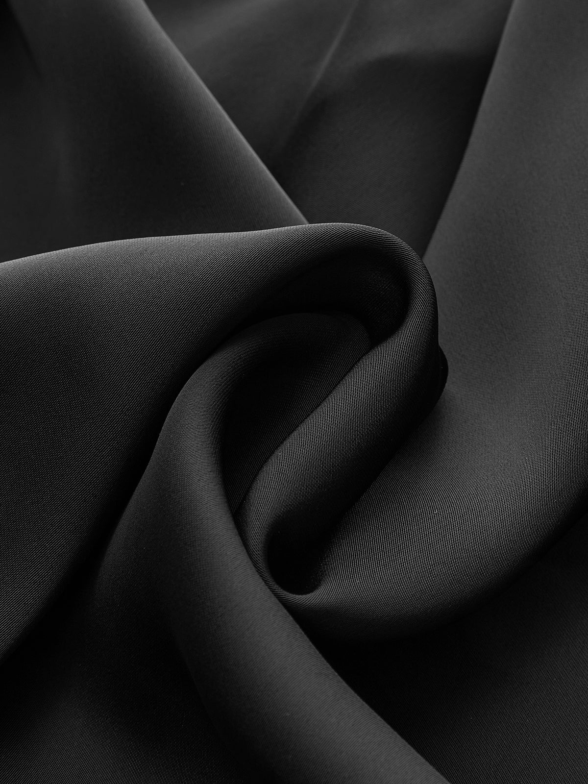 Haut froncé à col montant et manches courtes 