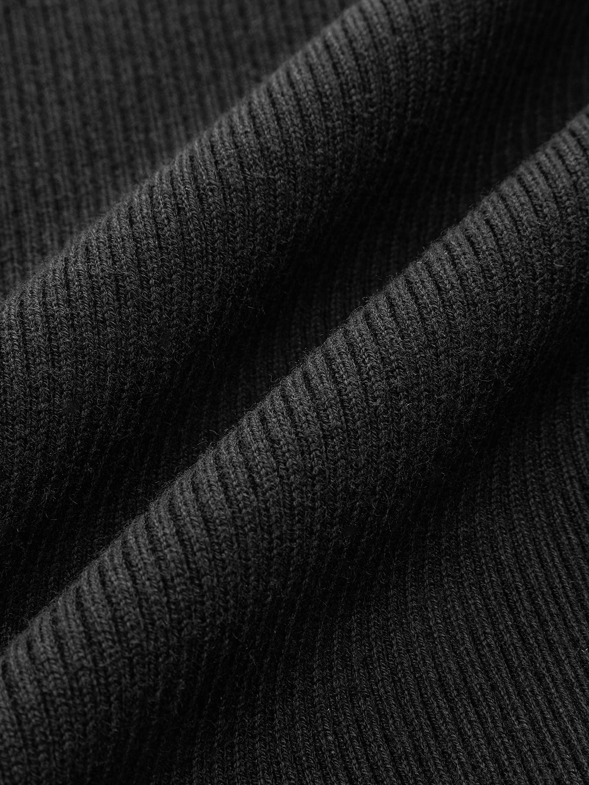 Metal Button Peplum Wool Knit Top