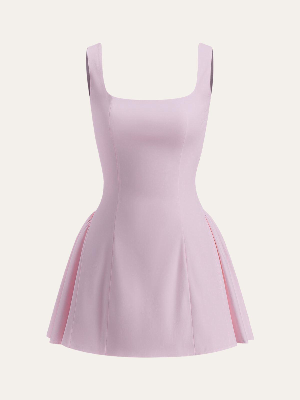 Polka Dot Lace-Up Back Dress