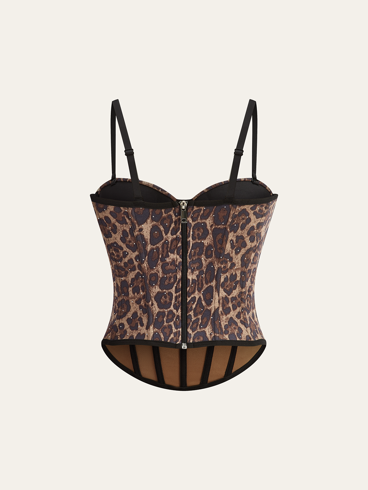 Leopard Print Corset Top