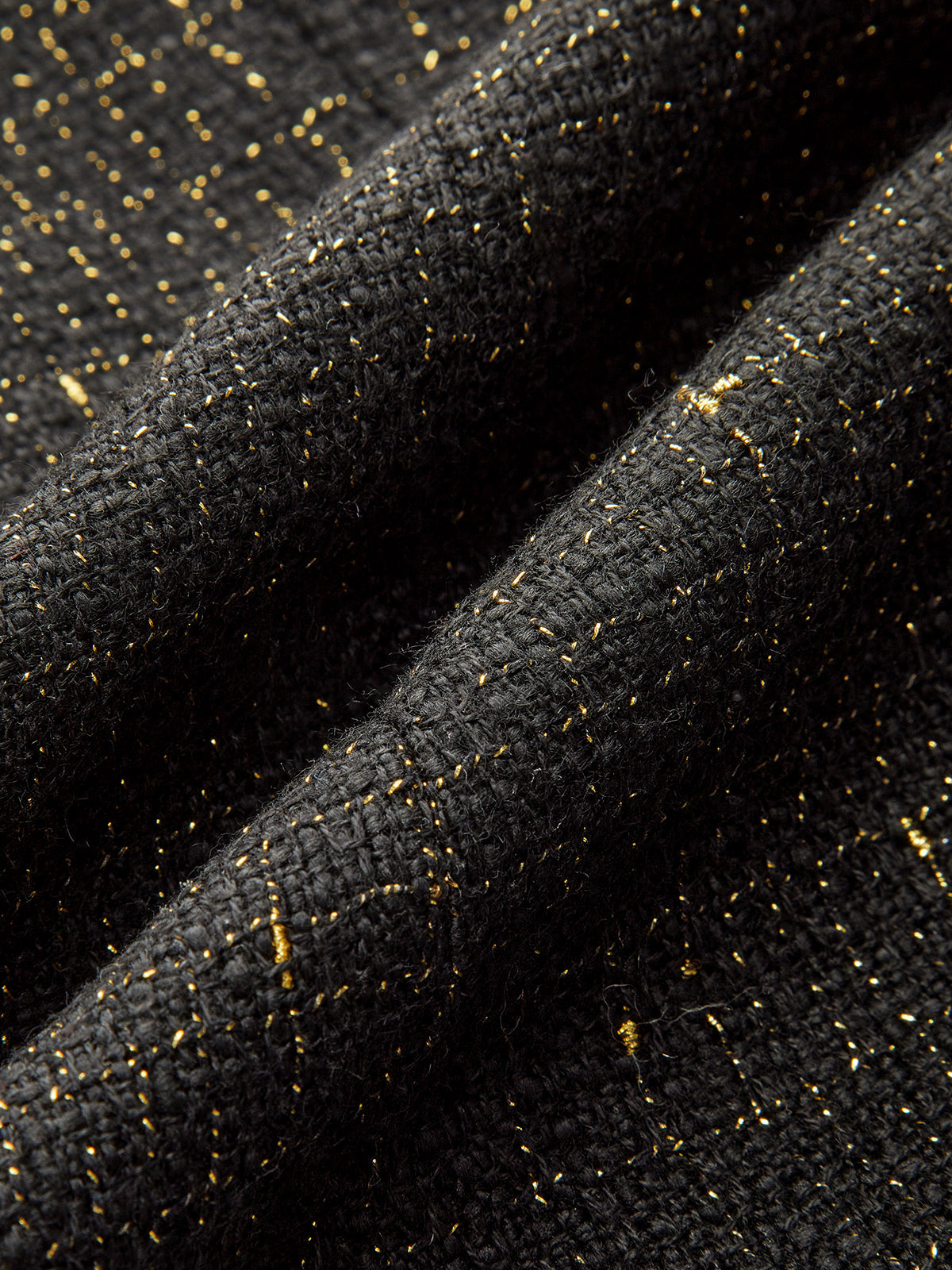 Tweed Belted Sleeveless Vest