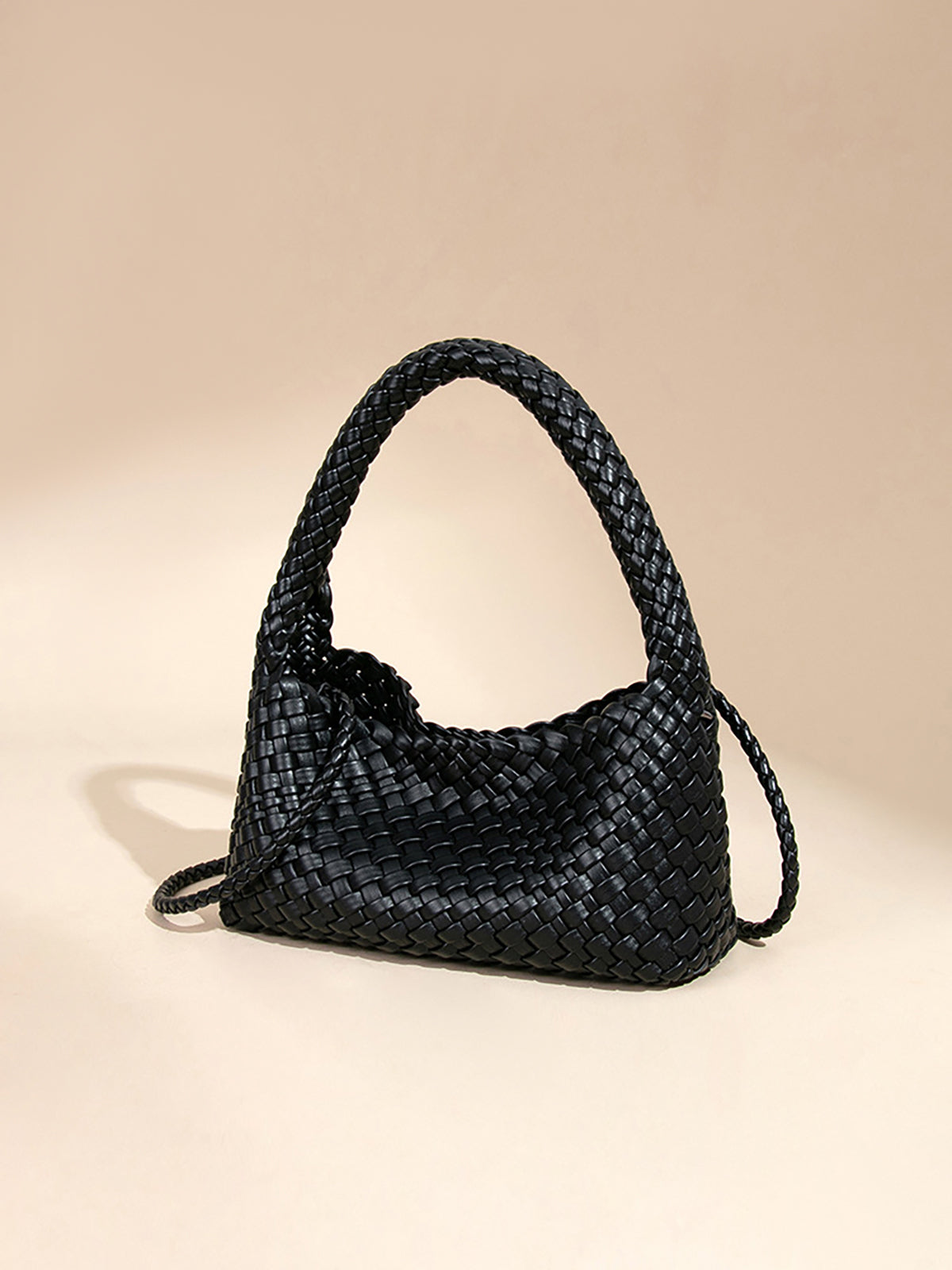Woven PU Leather Bag