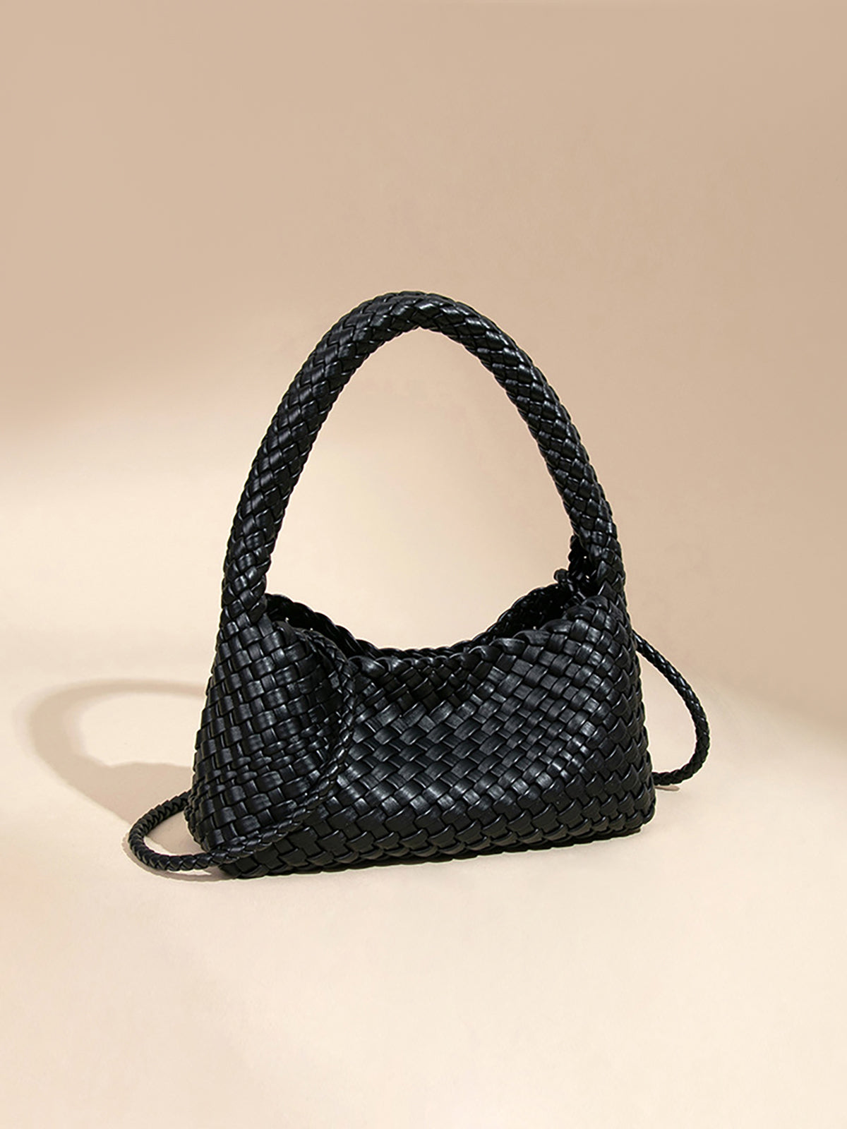 Woven PU Leather Bag