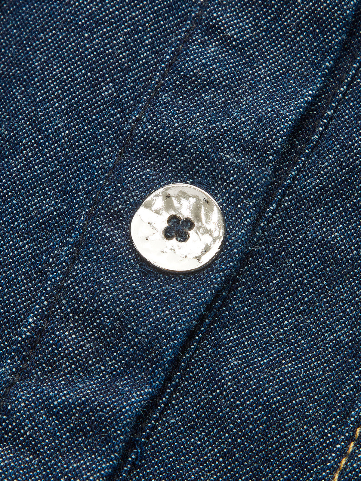 Chemise longue en jean à taille élastiquée avec cordon de serrage 